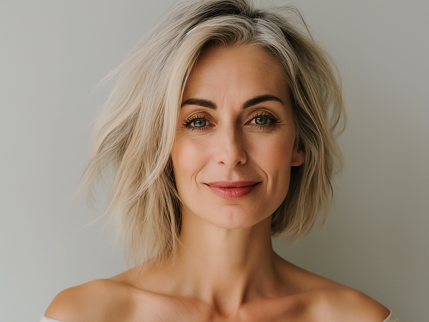 ai generated, older, woman, model, female, old, middle aged, beauty, beautiful, attractive, fashion, portrait, caucasian
