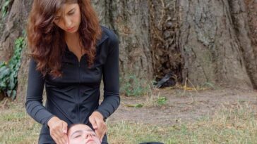 girls, outdoors, grass, park, massage, relaxation, therapy, meditation, lifestyle, nature, friends