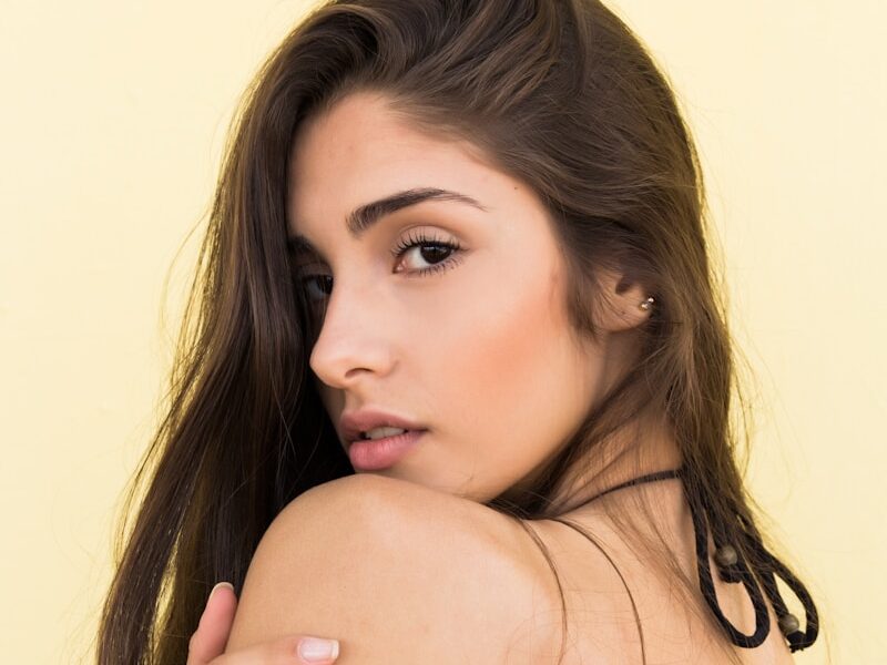 woman doing pose