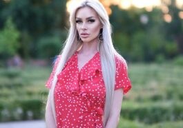 a person with long hair
