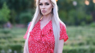 a person with long hair