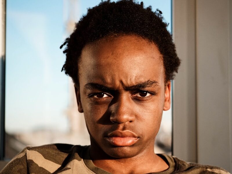 man wearing Nike camouflage t-shirt