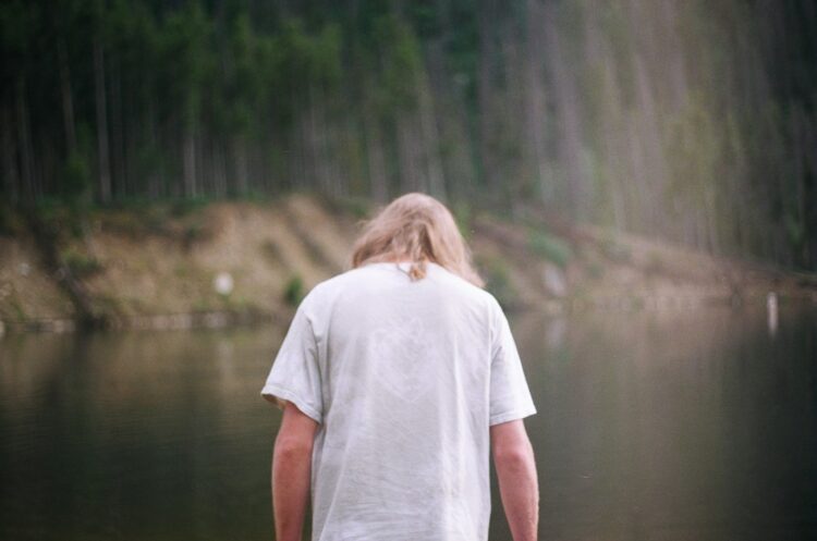 man in white t-shirt