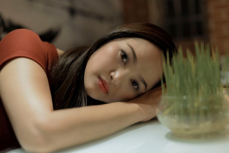 woman, sad, portrait, young woman, pretty