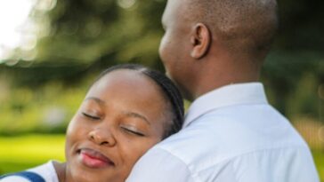 couple, park, romance, relationship, sunset, portrait, nature, poc couple, bipoc couple, black couple