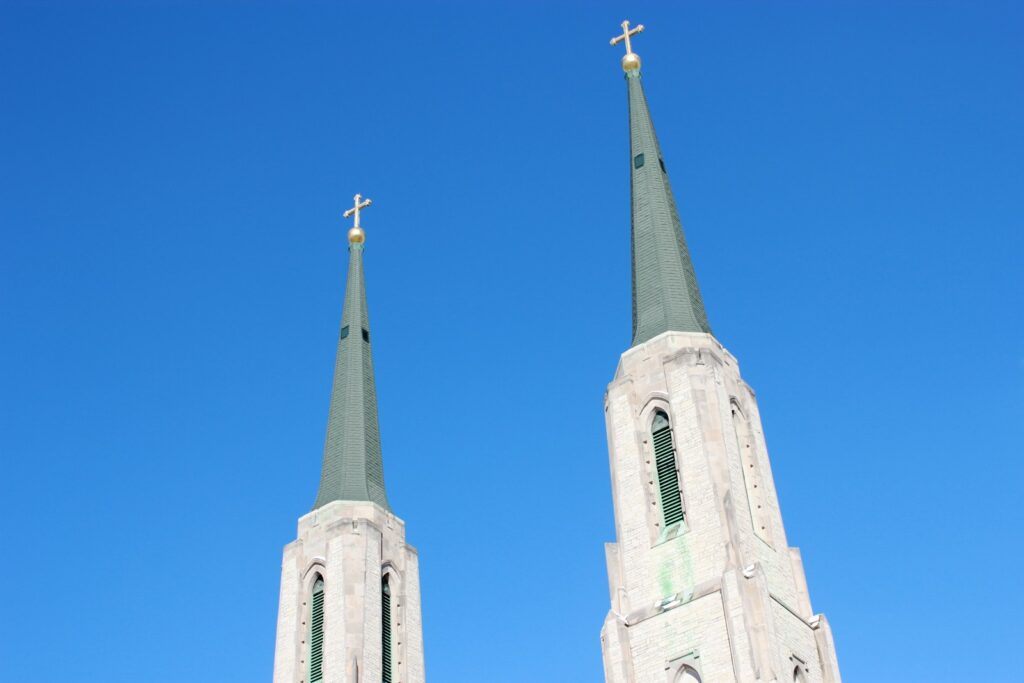 white concrete church under blue sky during daytime