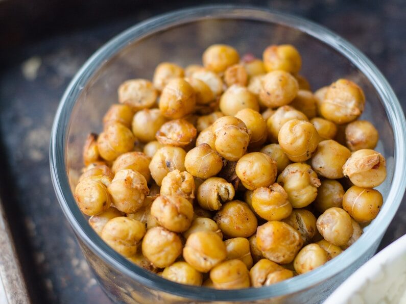 yellow corn on glass bowl