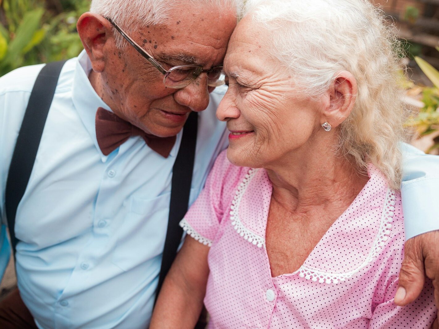 A man and a woman standing next to each other