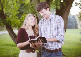couple under tree