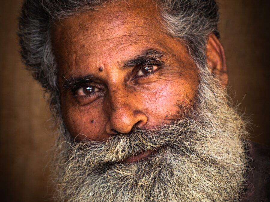 a man with a white beard