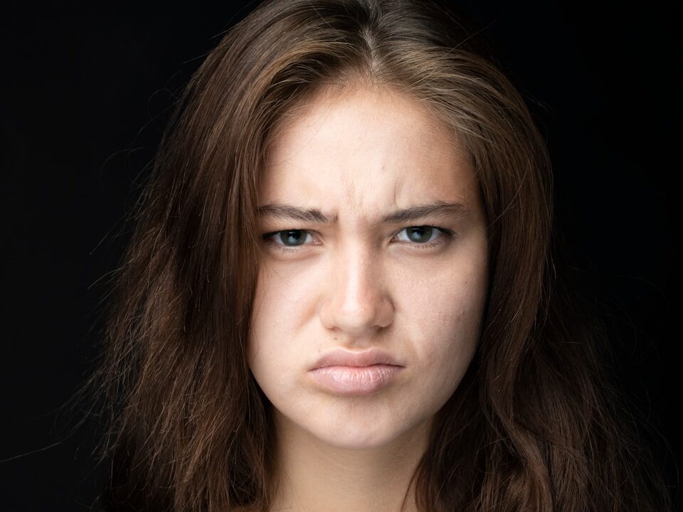 woman in black crew neck shirt