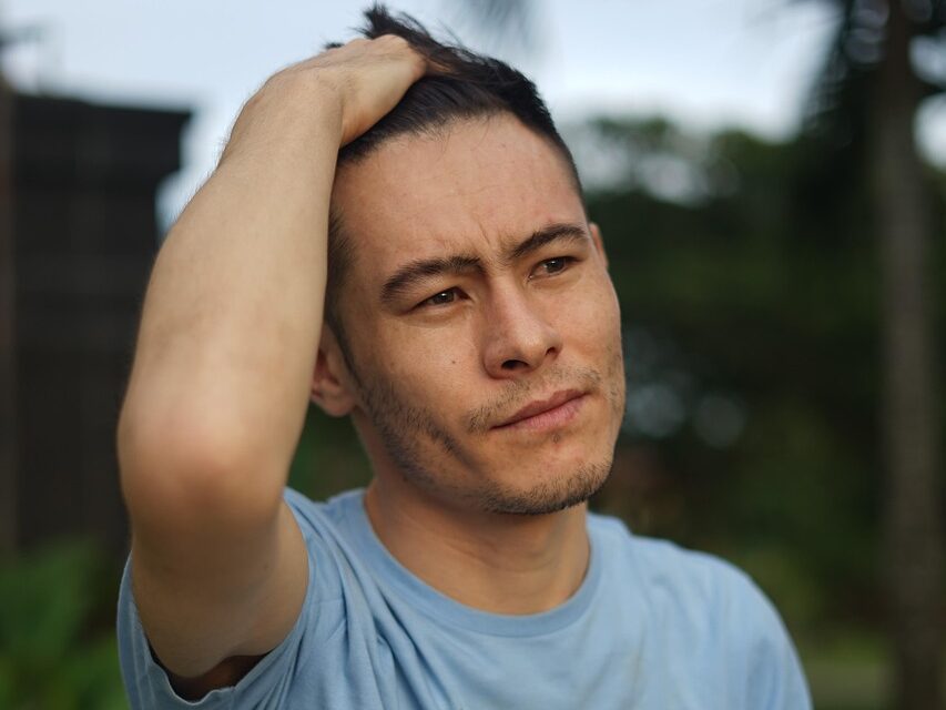 man, sad, thinking, alone, lonely, waiting, sitting, person, sad boy, guy, boy, young, handsome, fashion, model, portrait