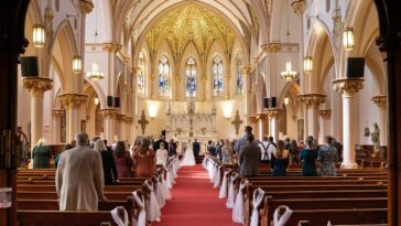 church, catholic, cathedral, aisle, pews, religion, altar, christian, faith, wedding, ceremony, wedding ceremony, couple, marriage, chapel, architecture, church, church, church, church, catholic, catholic, christian, christian, wedding, wedding, wedding, wedding, wedding, wedding ceremony, wedding ceremony, marriage