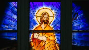 woman in blue and white bikini set illustration