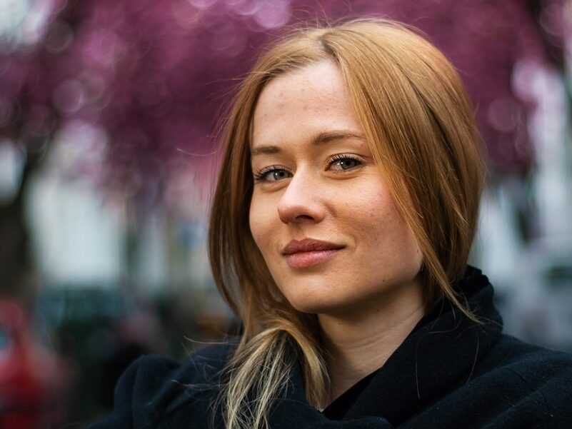 woman near tree