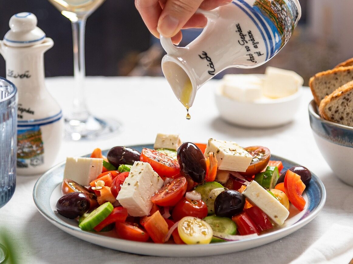 salad, greek salad, feta, food, plate, tomato, healthy, vegetables, olives, vegetarian, cheese, mediterranean, salad, salad, salad, salad, salad, greek salad