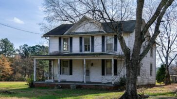 white and gray 2 storey house