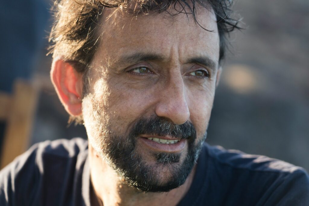 bearded man's portrait photography